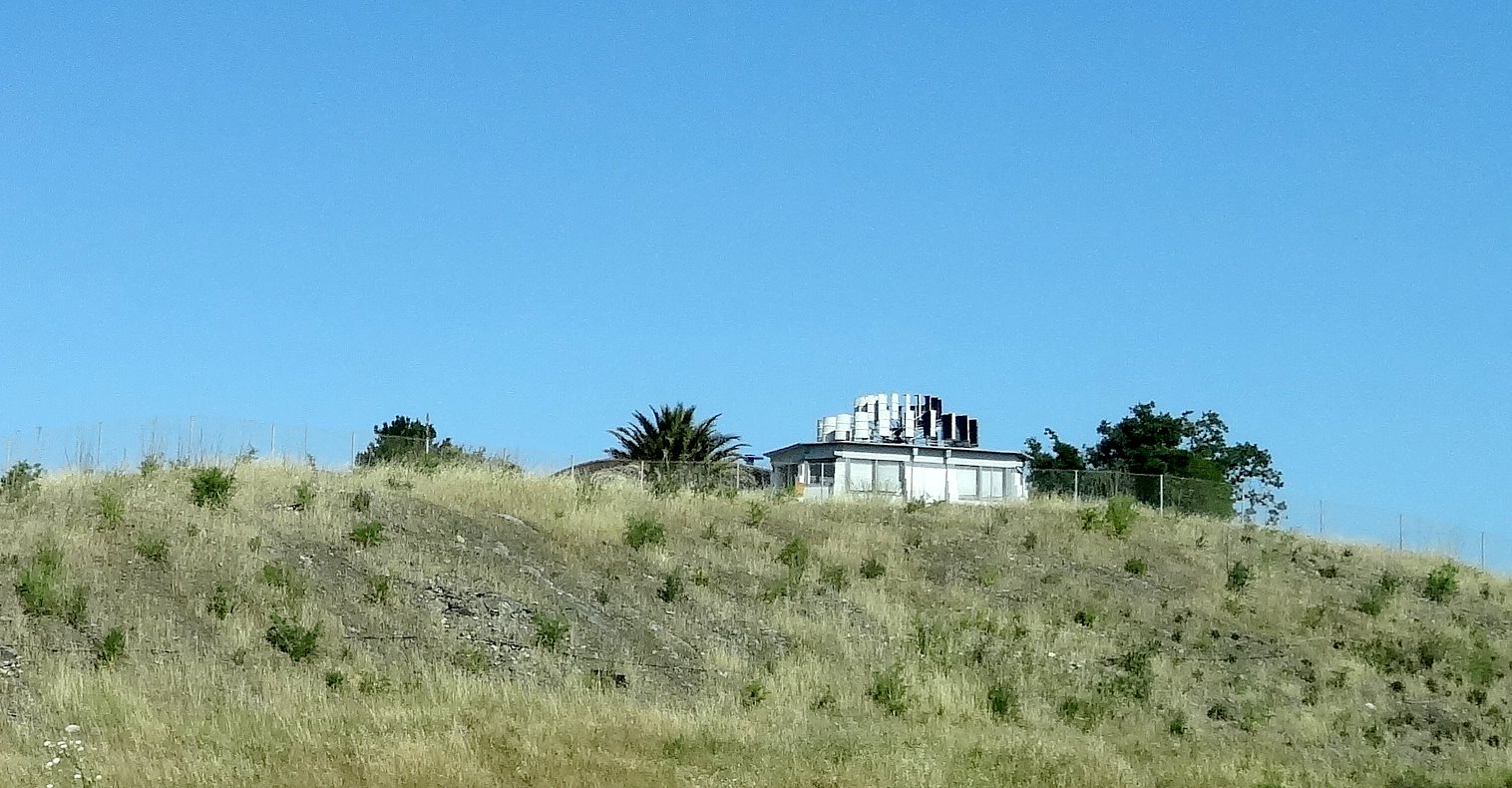 About 12 miles or so north of the Golden Gate is this Windmill atop a building. I always thought it was interesting.